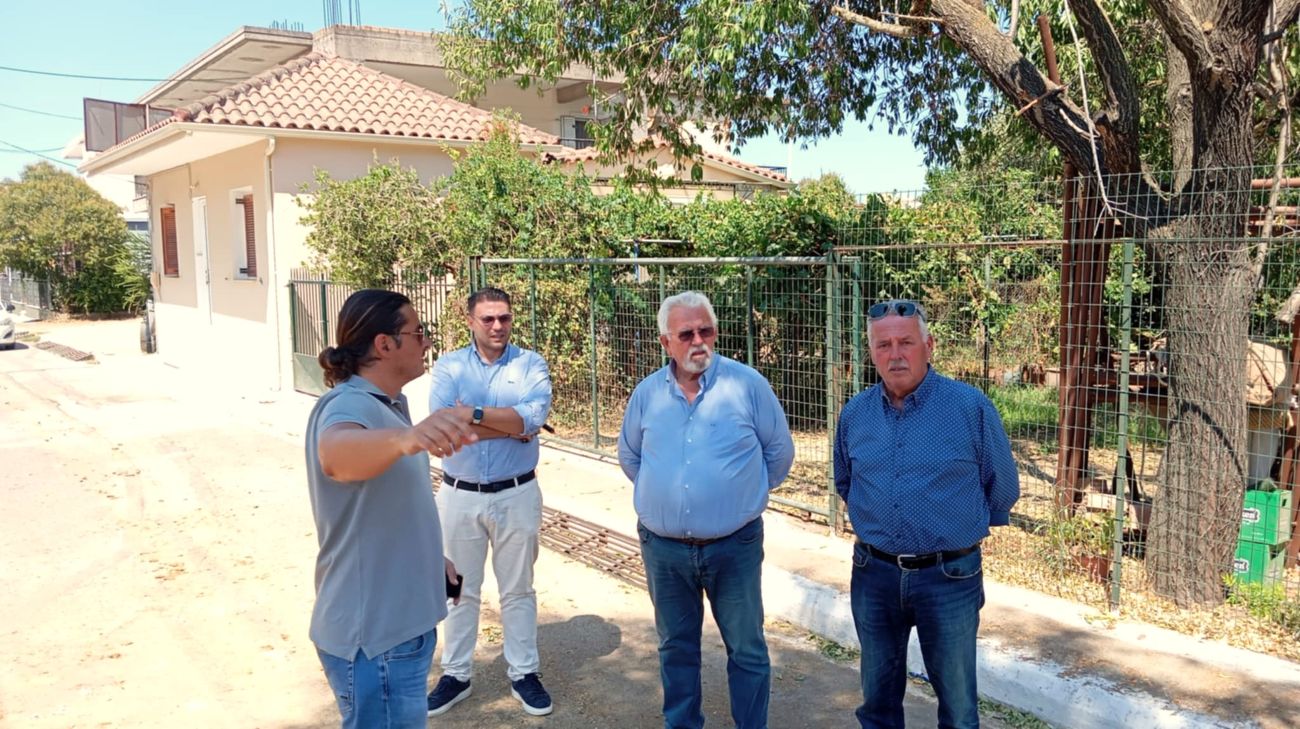 Έργο διαμόρφωσης της νέας εισόδου του 3ου Δημοτικού Σχολείου Αμαλιάδας