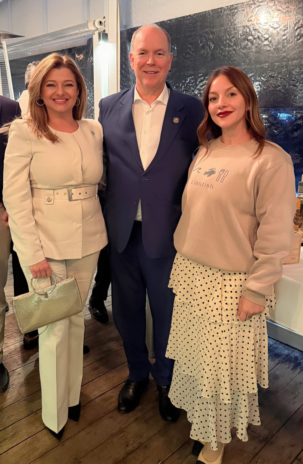 Συνάντηση Δρος Αυγερινοπούλου με τον Πρίγκιπα Αλβέρτο Β΄ του Μονακό