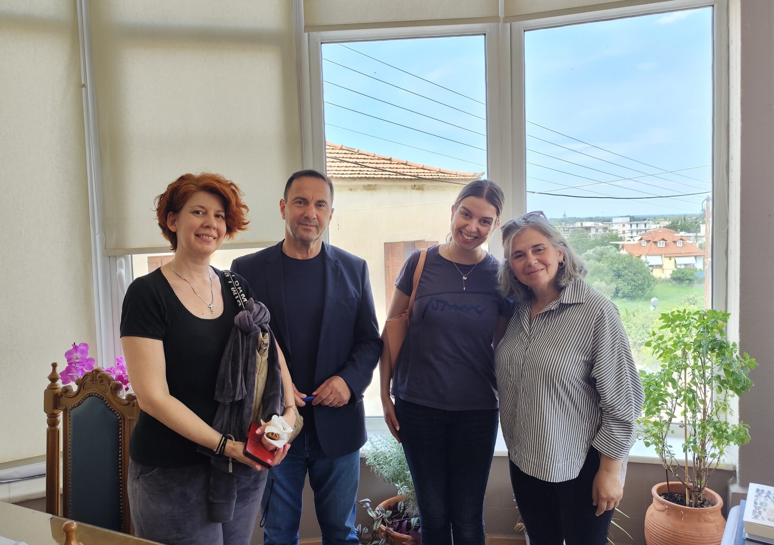 Επίσκεψη του 1ου Νηπιαγωγείου Ζαχάρως στον Δήμαρχο Κωνσταντίνο Μητρόπουλο