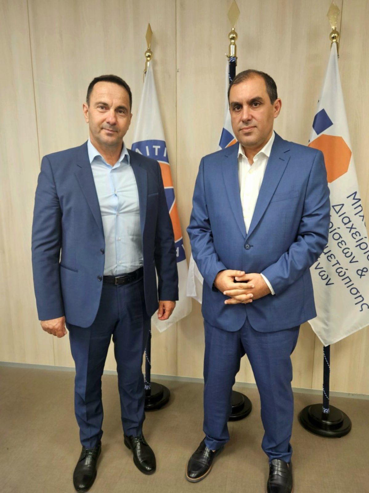 Συνάντηση του Δημάρχου Ζαχάρως με τον Υφυπουργό Κλιματικής Κρίσης και Πολιτικής Προστασίας