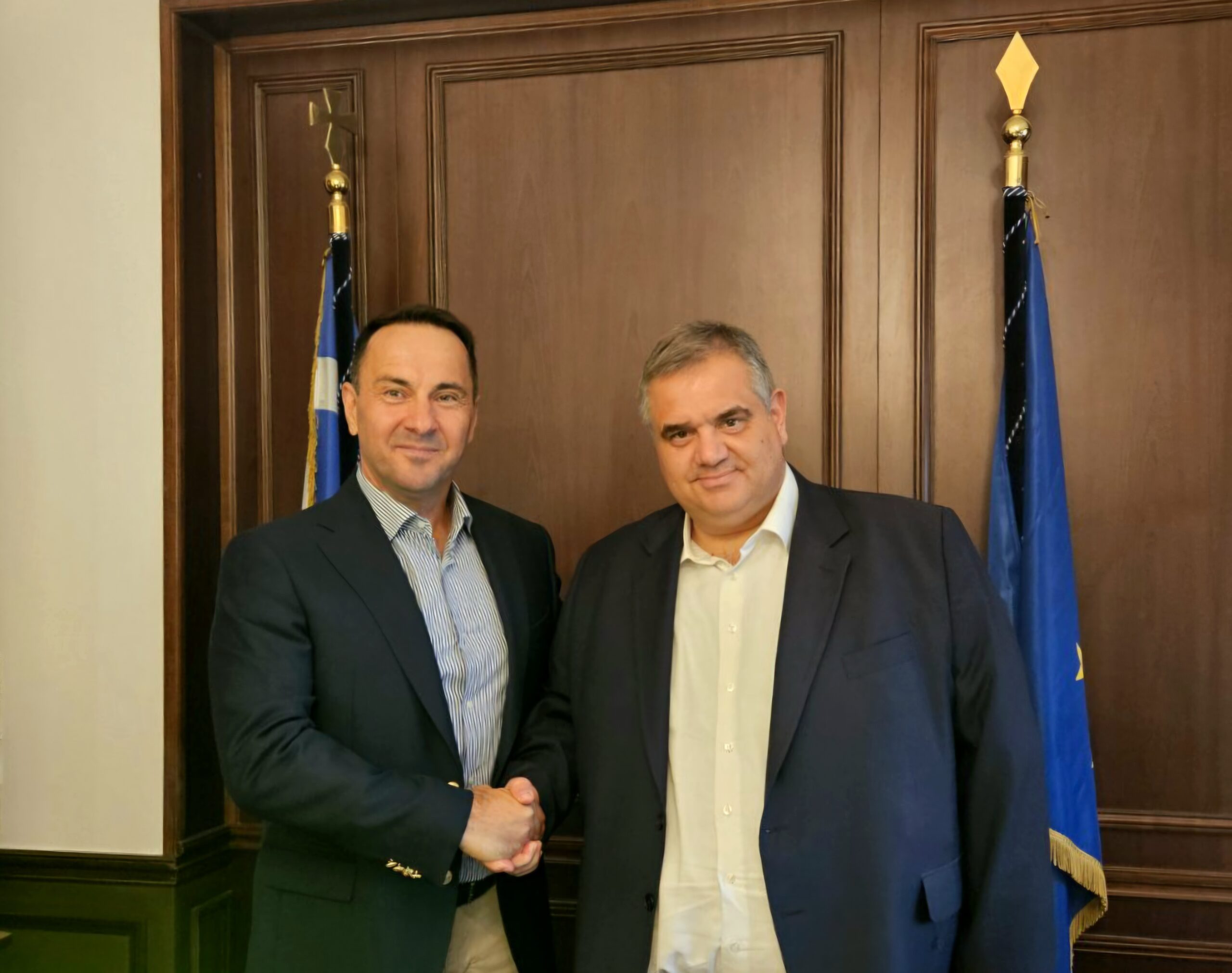 Συνάντηση του Δημάρχου Ζαχάρως με τον Υφυπουργό Εσωτερικών