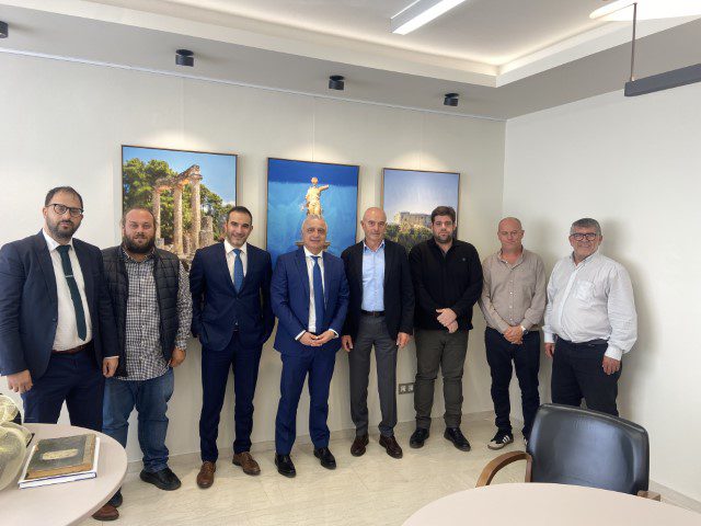 Συνάντησης της Διοίκησης Επιμελητηρίου Ηλείας με τον Υφυπουργό Ανάπτυξης