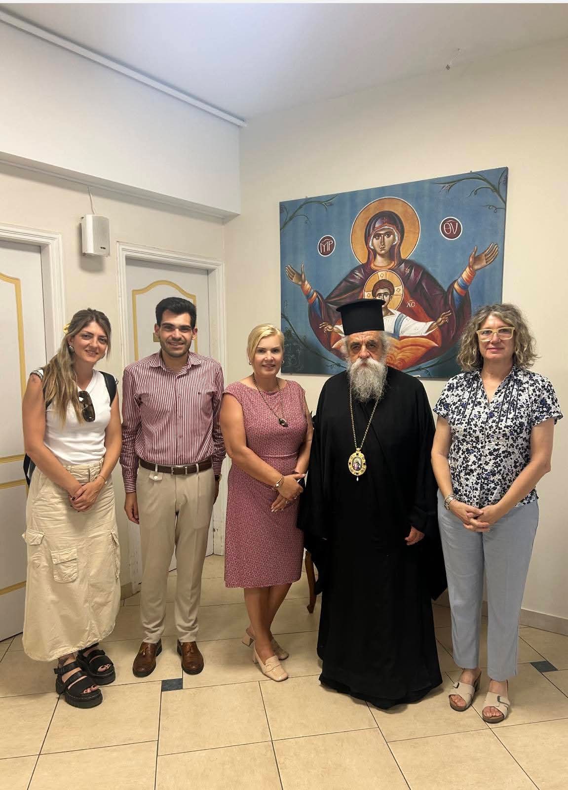 H Αντιπεριφερειάρχης Κοινωνικής Πολιτικής & Οικογένειας κ. Γεωργία Ντάτσικα στο Γηροκομείο “Παναγία η Καθολική” στην Γαστούνη