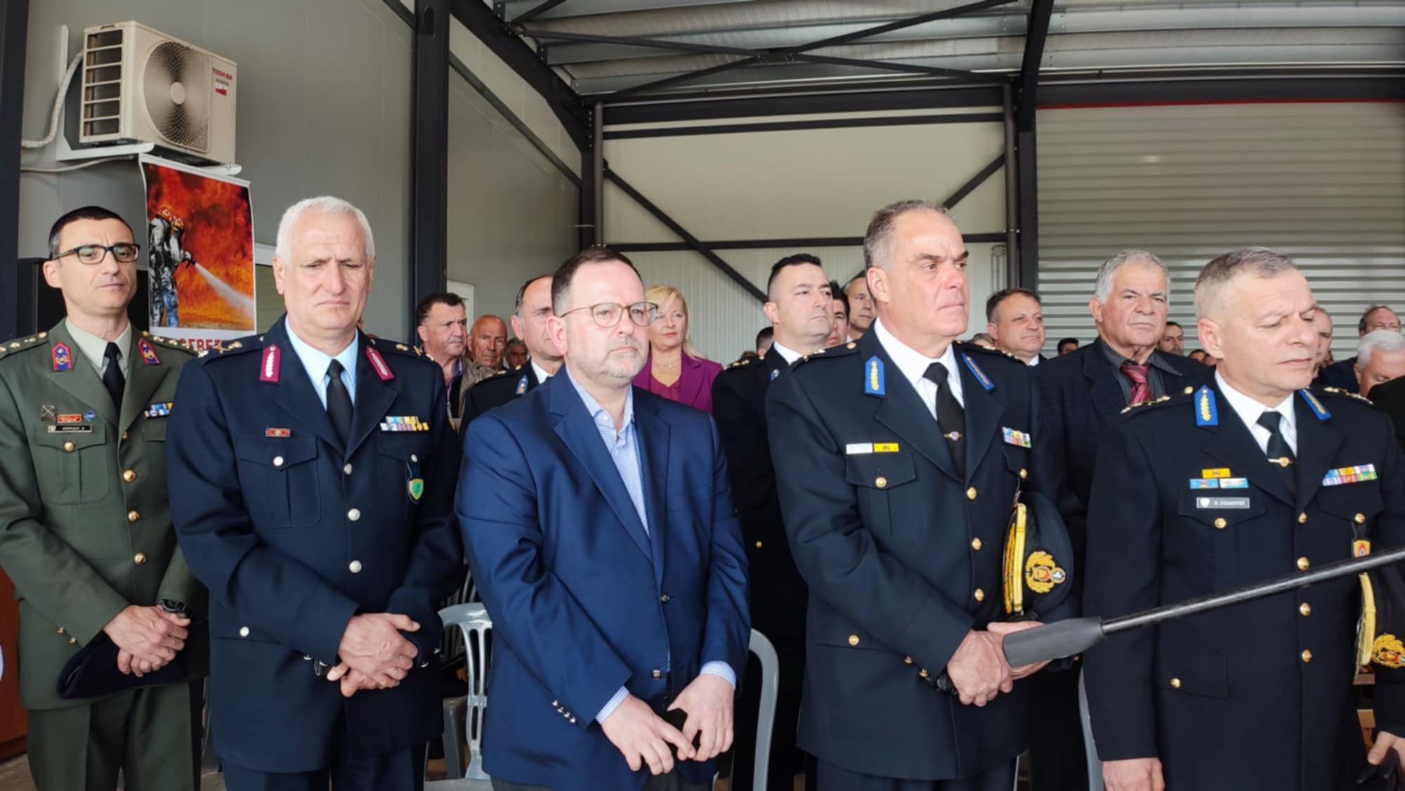 Με κάθε επισημότητα τα εγκαίνια του νέου κτιρίου της Π.Υ. Λεχαινών