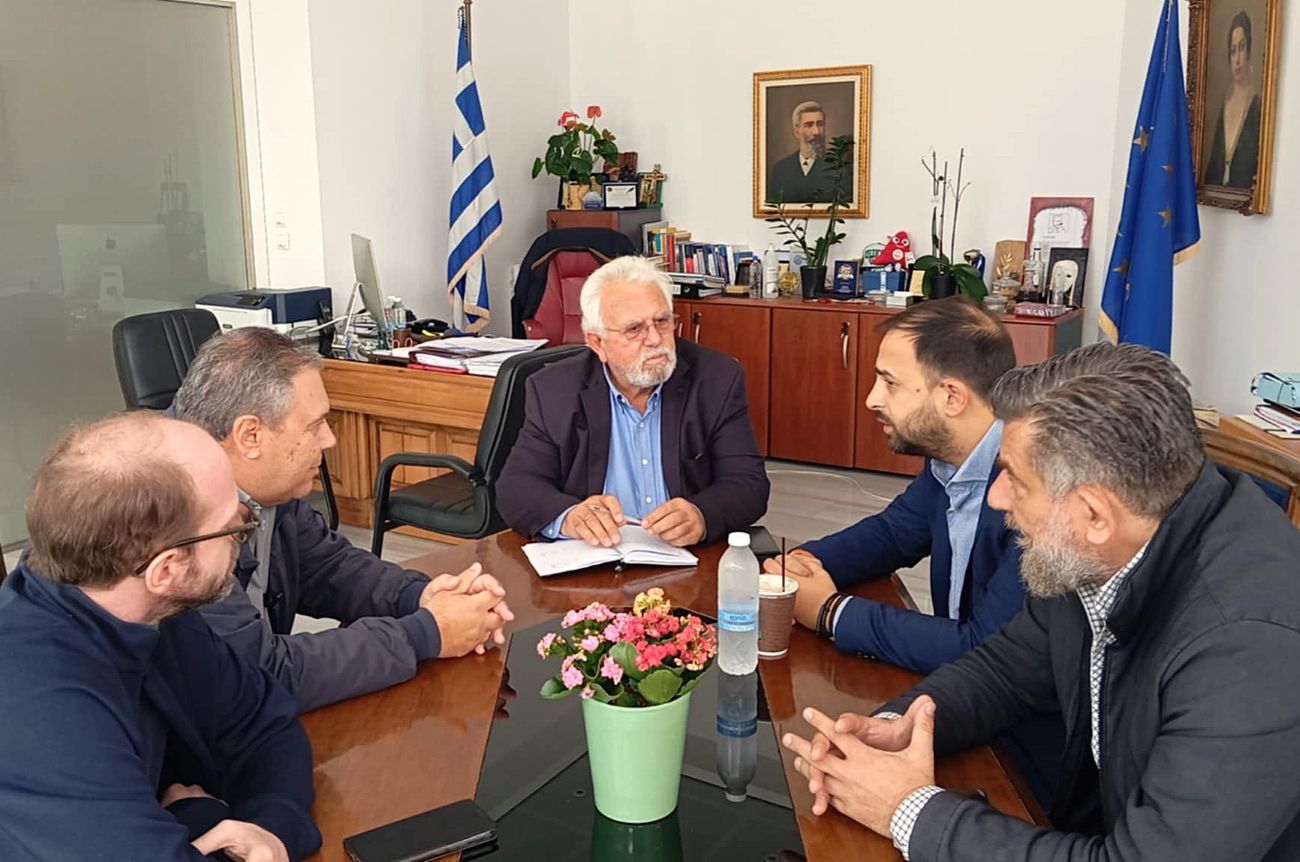 Συνάντηση του Δημάρχου Ήλιδας με τη Διοίκηση της Ένωση Λογιστών και Φοροτεχνικών Ηλείας