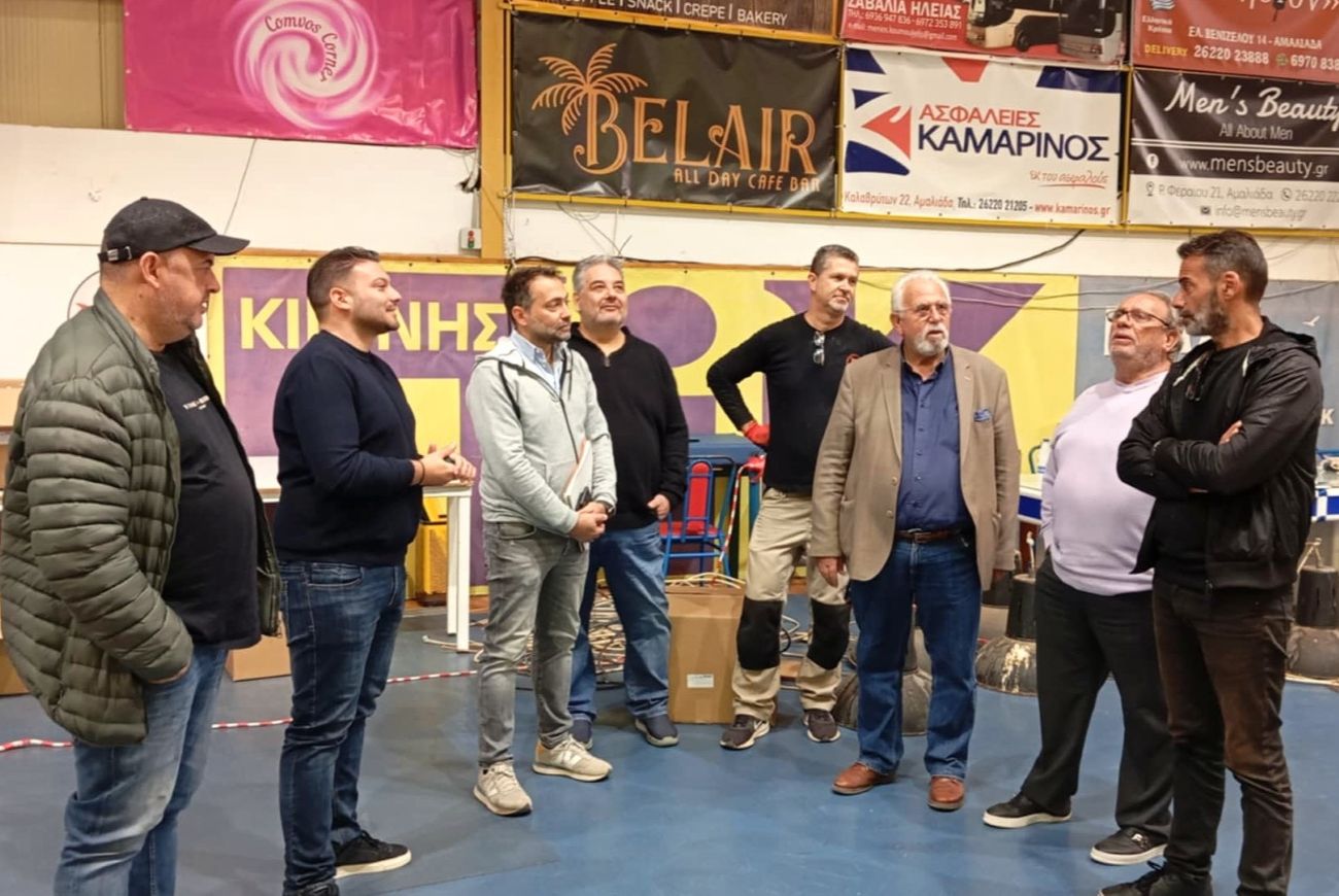 Αντικαταστάθηκε ο φωτισμός του Κλειστού Γηπέδου Αμαλιάδας με σύγχρονα φωτιστικά