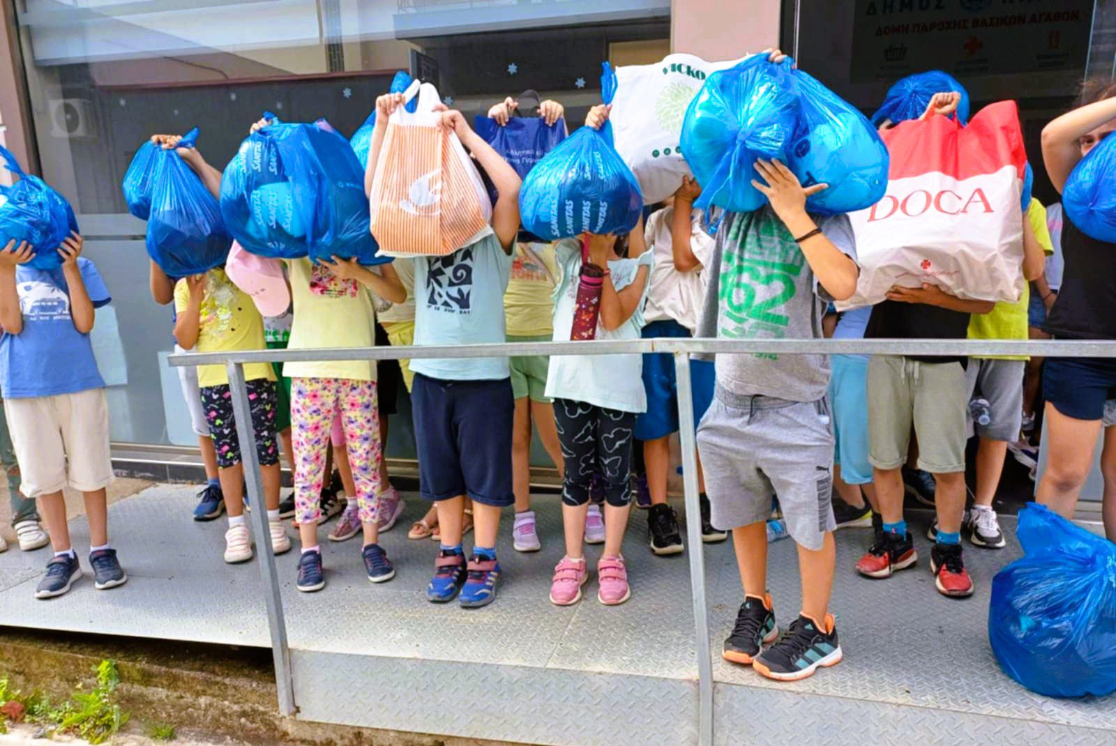 Μήνυμα αλληλεγγύης και οικολογικής συνείδησης από τους μαθητές του 6ου Δημ. Σχολείου Αμαλιάδας