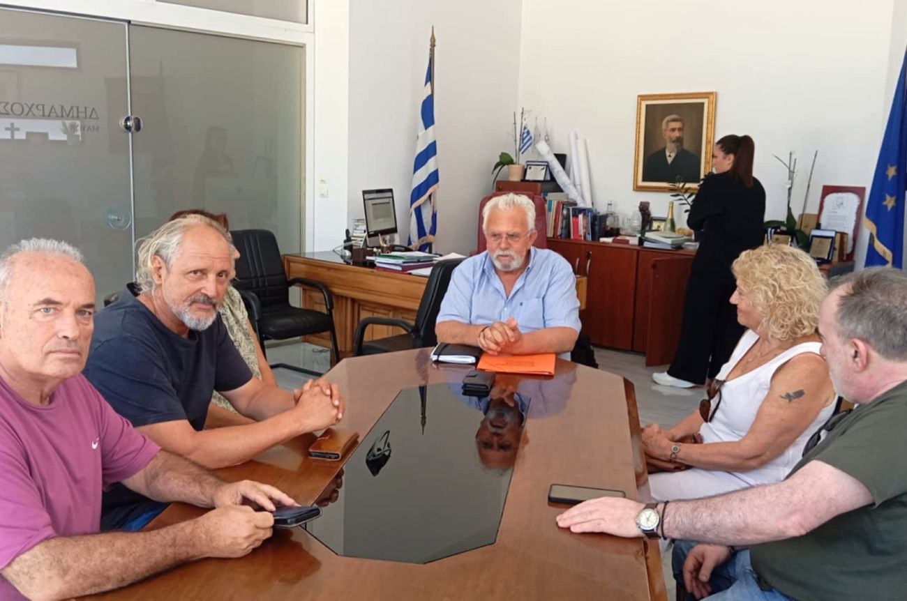 Πρώτη συνάντηση του νέου Δ. Σ. του Συλλόγου Κουρούτας «Άγιος Αθανάσιος» με τον Δήμαρχο Ήλιδας