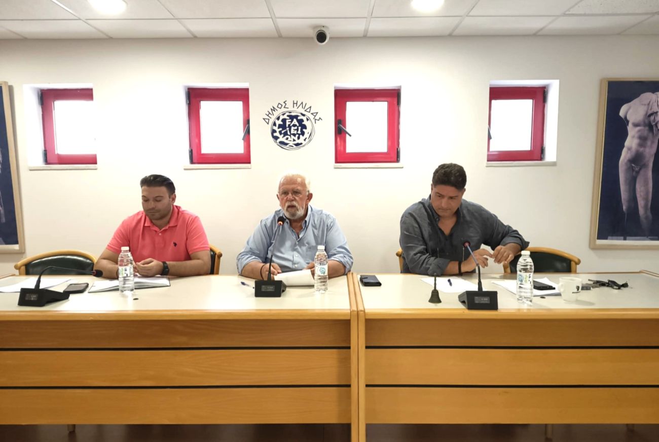 Με το βλέμμα στην αντιπλημμυρική θωράκιση του Δ. Ήλιδας εν όψει του Φθινοπώρου συνεδρίασε το ΤΕΣΟΠΠ