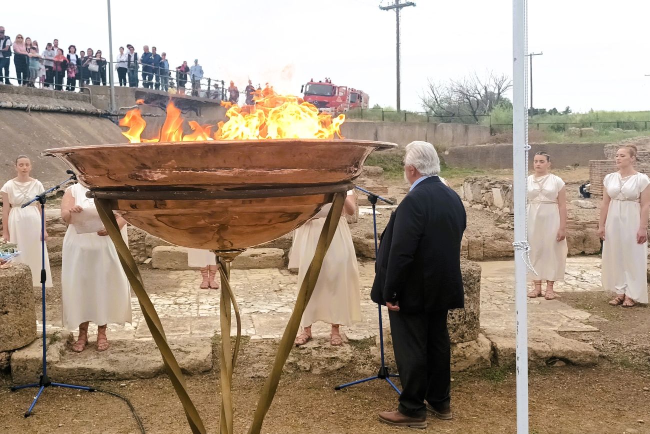 Η Αρχαία Ήλιδα υποδέχεται την Ολυμπιακή Φλόγα των Χειμερινών Ολυμπιακών Αγώνων «MILANO – CORTINA 2026»