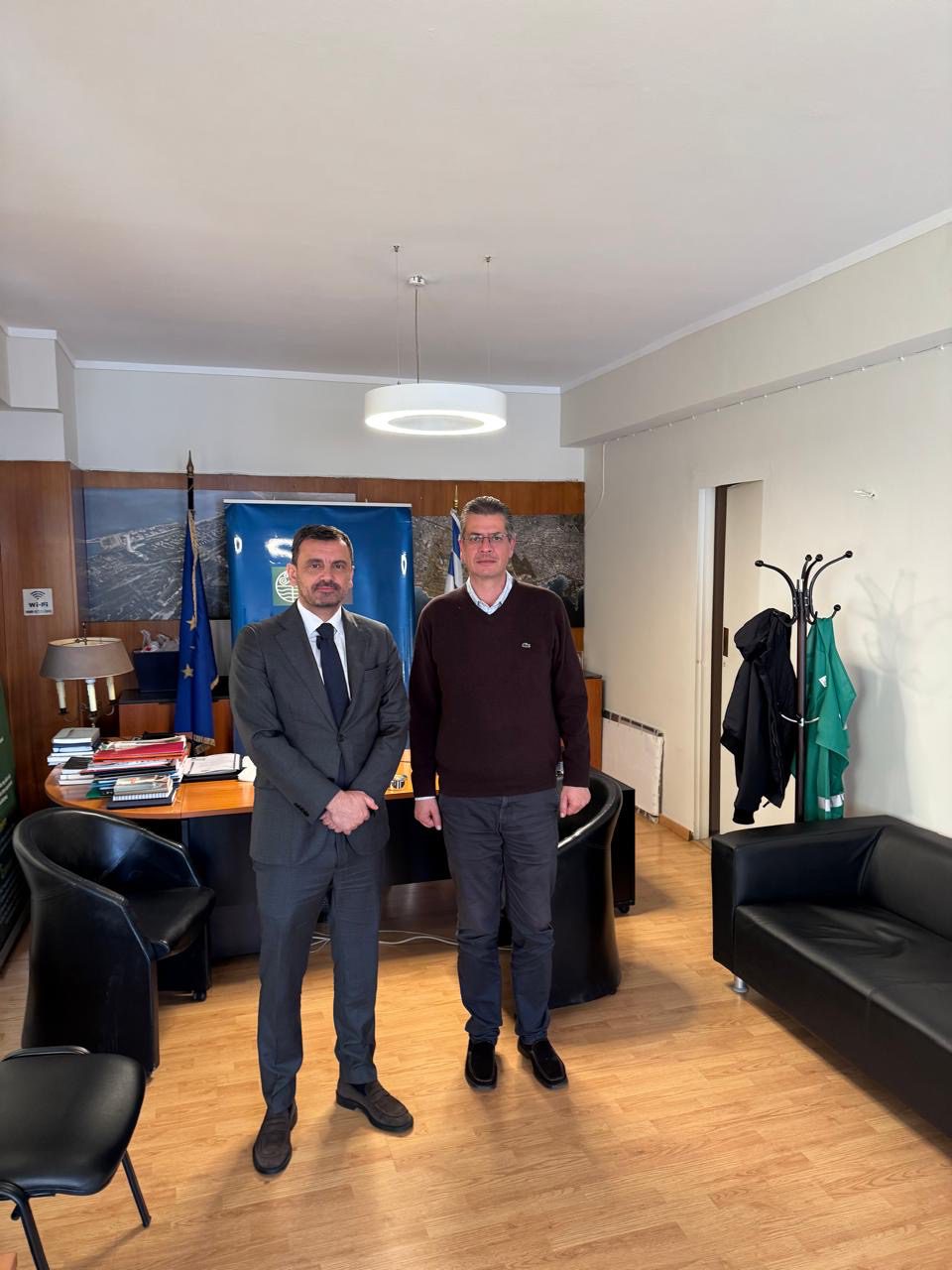 Ανδρέας Νικολακόπουλος: Συνάντηση εργασίας με τον γεν. Γραμματέα Δασών Θ. Σταθόπουλο