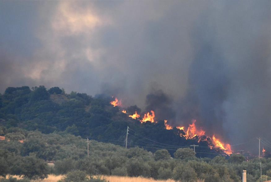 Φωτιά στην Αχαΐα: Προσωρινή διακοπή κυκλοφορίας στην Πατρών – Πύργου – Σε ποιο σημείο