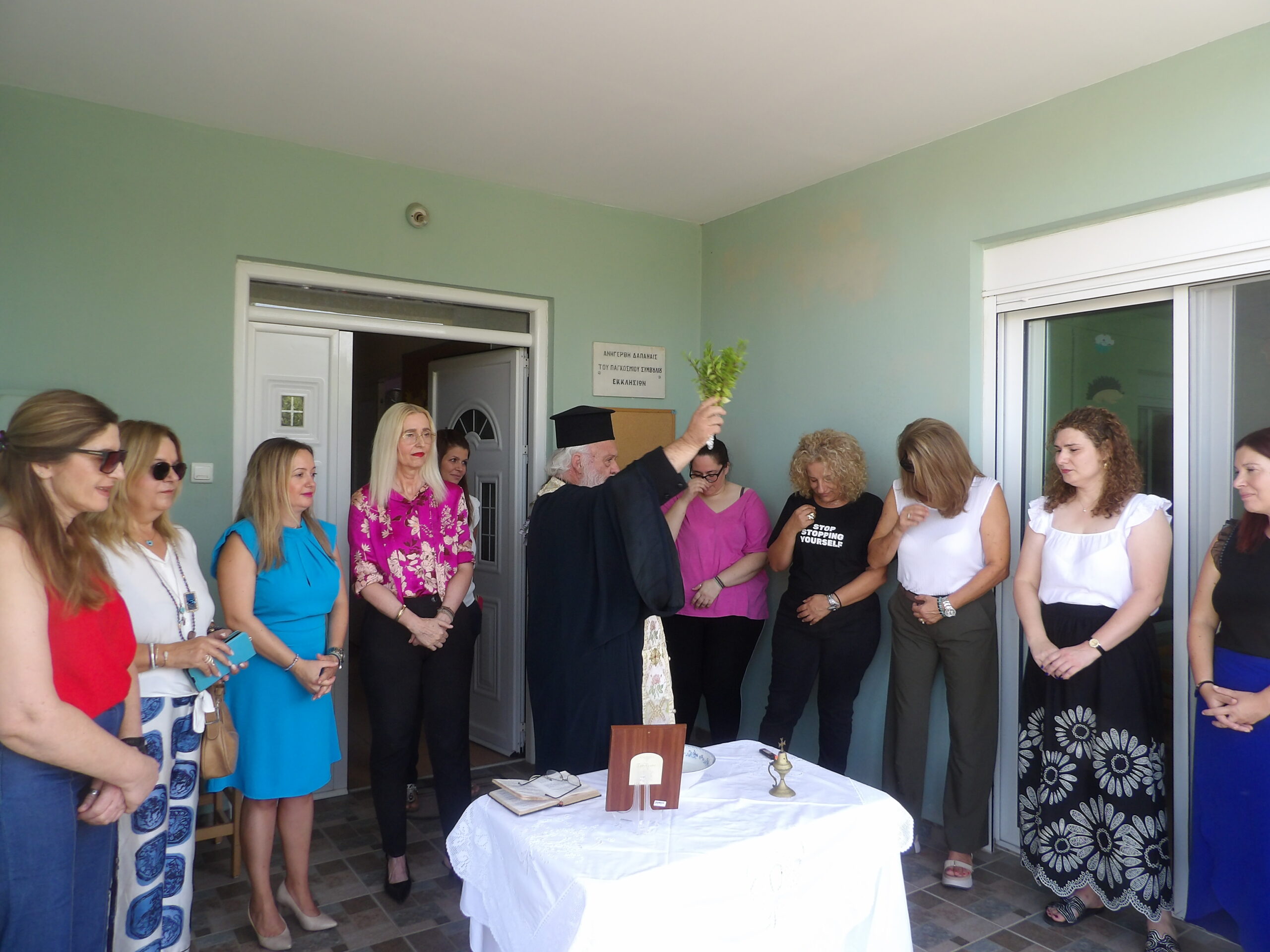 Αγιασμός τελέστηκε στον Βρεφονηπιακό Σταθμό Κρεστένων