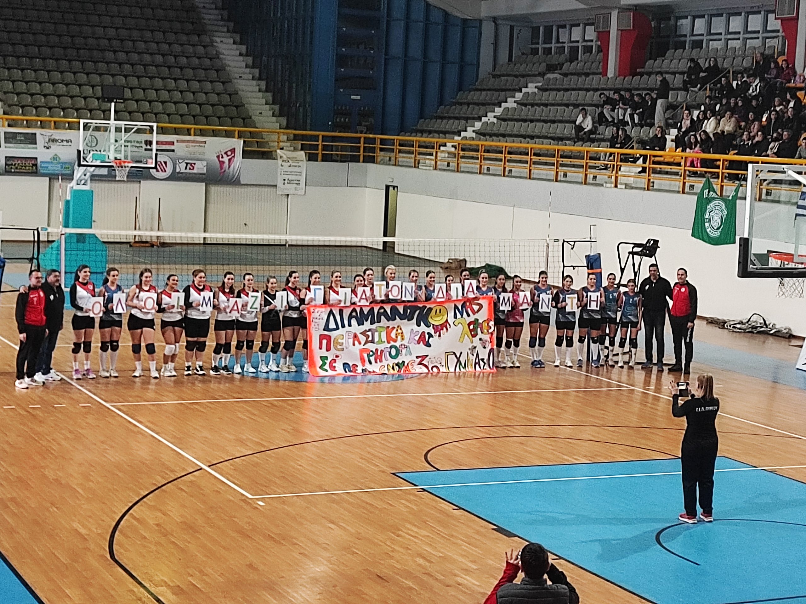 Βόλεϊ/Γ.Ε.Π. Πύργου: Νίκη στο ντέρμπι-Καθολική στήριξη στον μικρό Διαμαντή