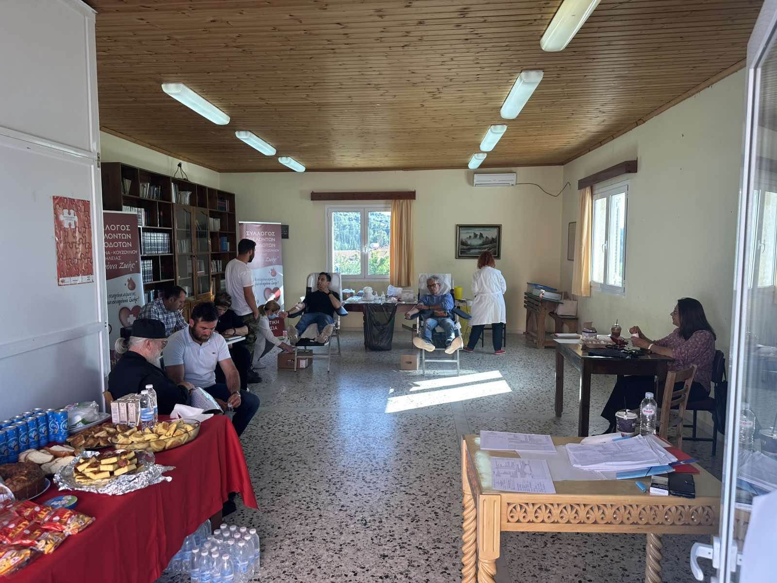 Π.Ε. Ηλείας: Προσφορά ζωής και αγάπης στην Τ.Κ. Αμπελώνα