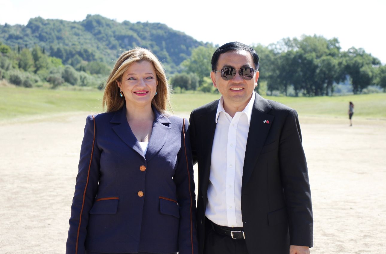 Δ. Αυγερινοπούλου: Μήνυμα Φιλίας και Συνεργασίας από την Επίσκεψη του Πρέσβη της Κίνας στην Αρχ. Ολυμπία