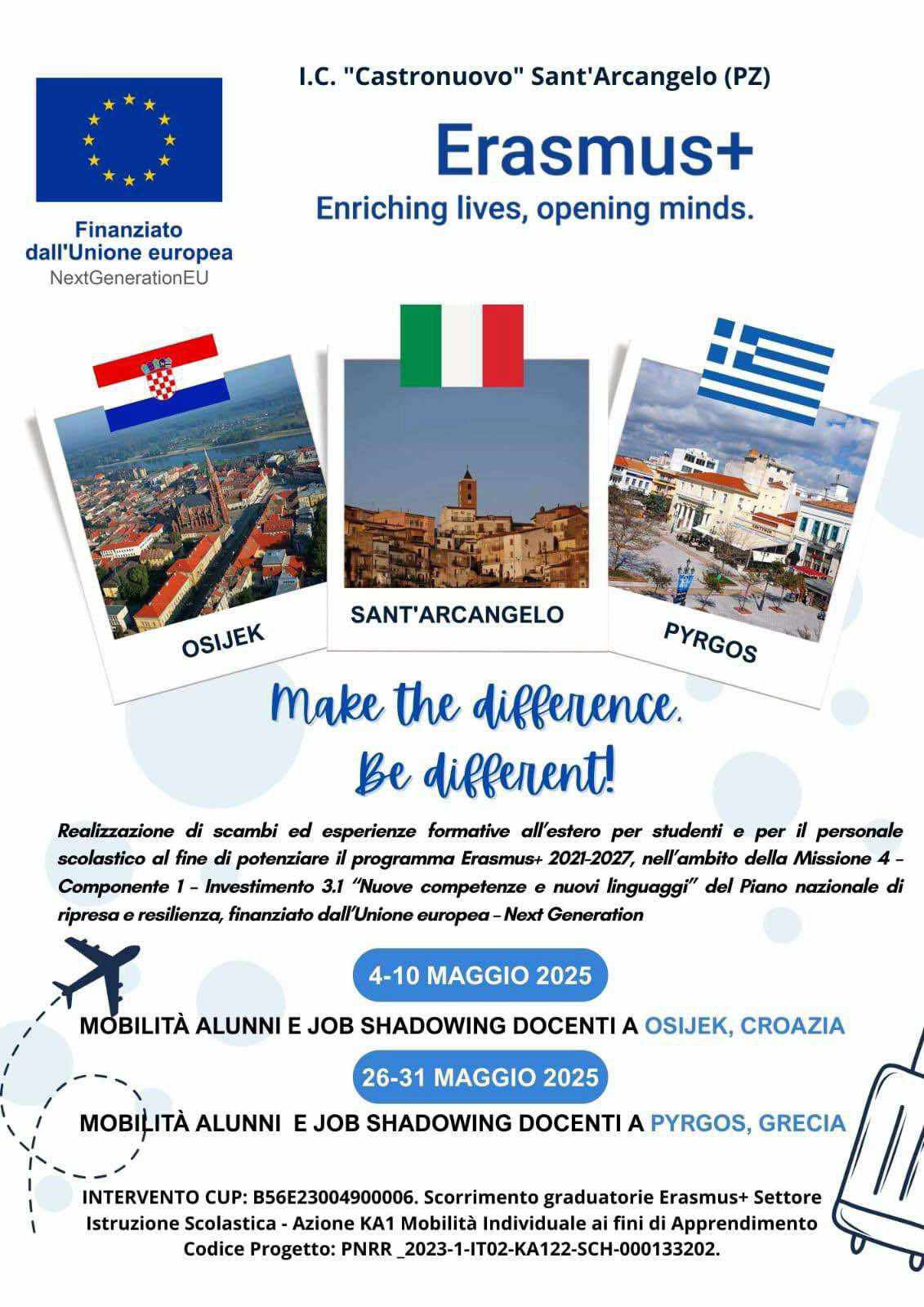 Αποστολή από Ιταλία στο 1ο Πειραματικό Δημ. Σχ. Πύργου στο πλαίσιο του Erasmus+