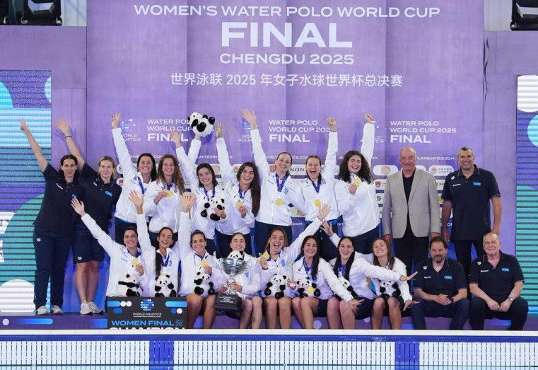 Πόλο/Εθνική Γυναικών: Με Γρηγόρη Δέδε το χρυσό στο World Cup