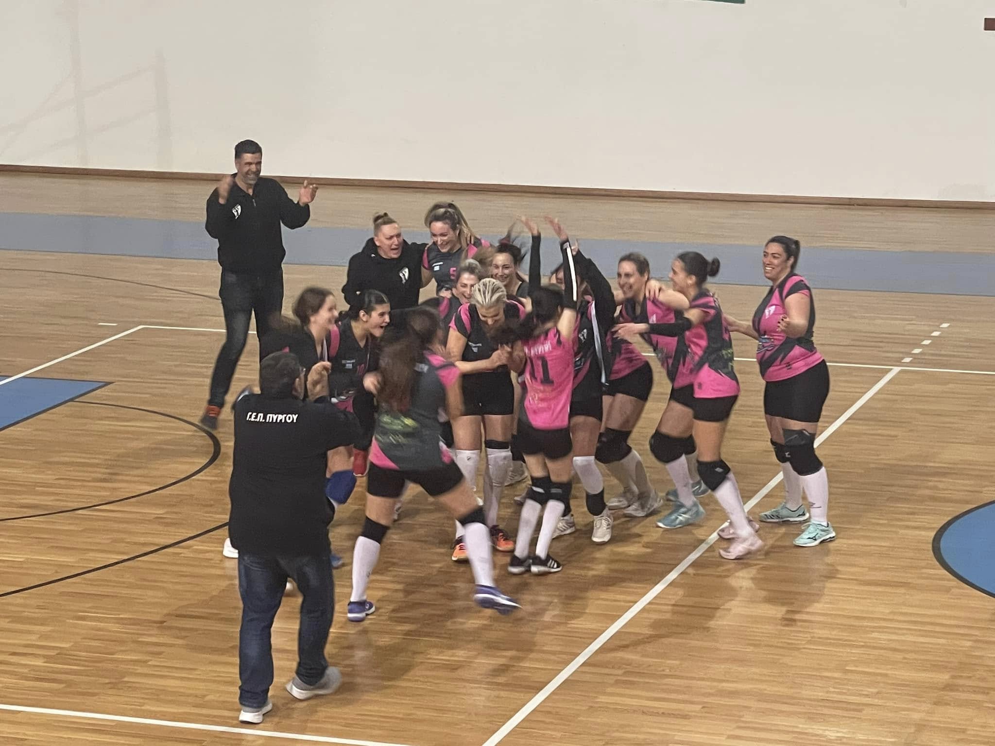 Βόλεϊ/Γ.Ε.Π. Πύργου: Ισοφάρισε 2-2 την σειρά, την Παρασκευή ο τελικός ανόδου