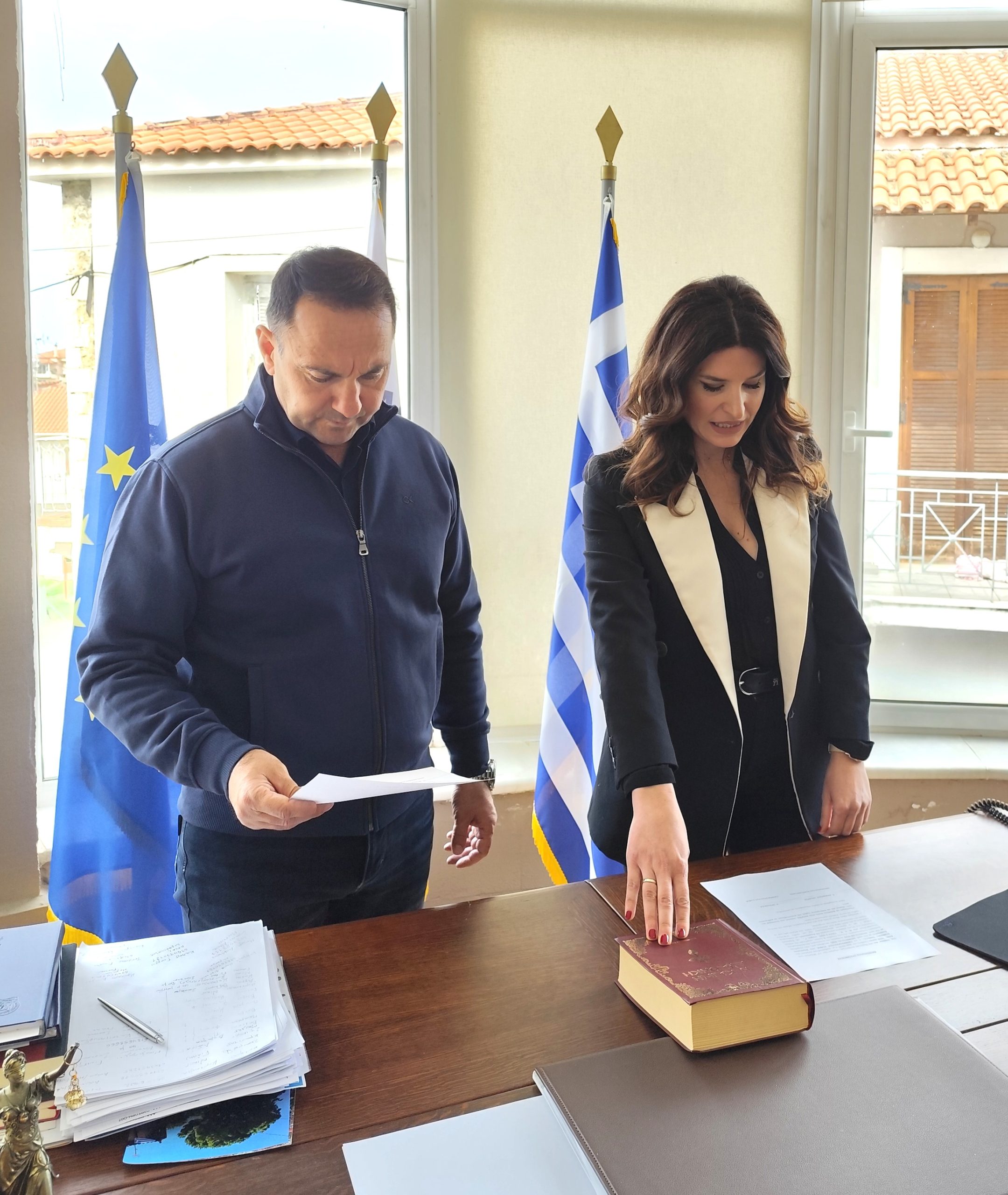 Ορκωμοσία νέας μόνιμης υπαλλήλου στον Δήμο Ζαχάρως