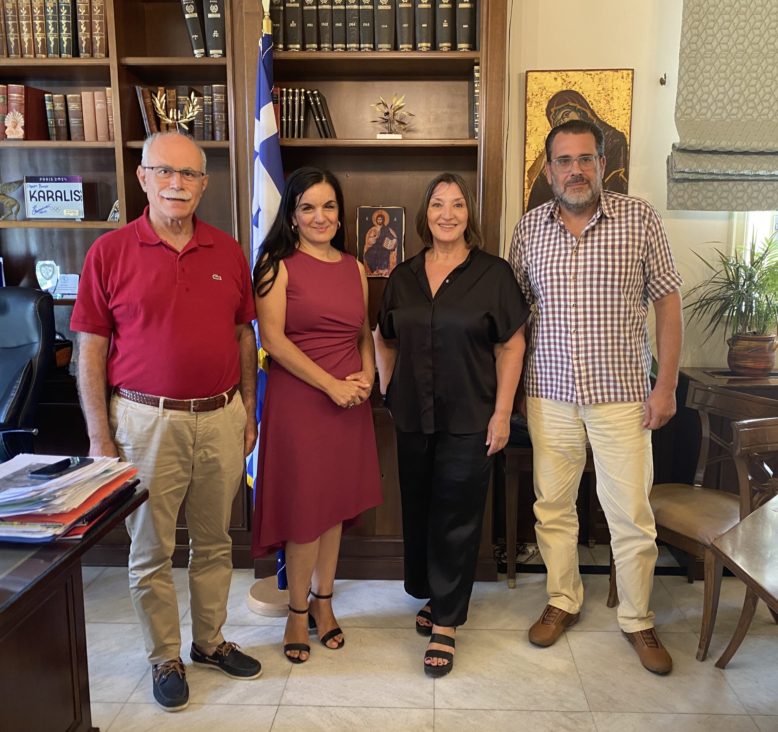 Ο Δήμαρχος Πύργου συναντήθηκε με τον Σύνδεσμο των εν Αθήναις Πυργίων