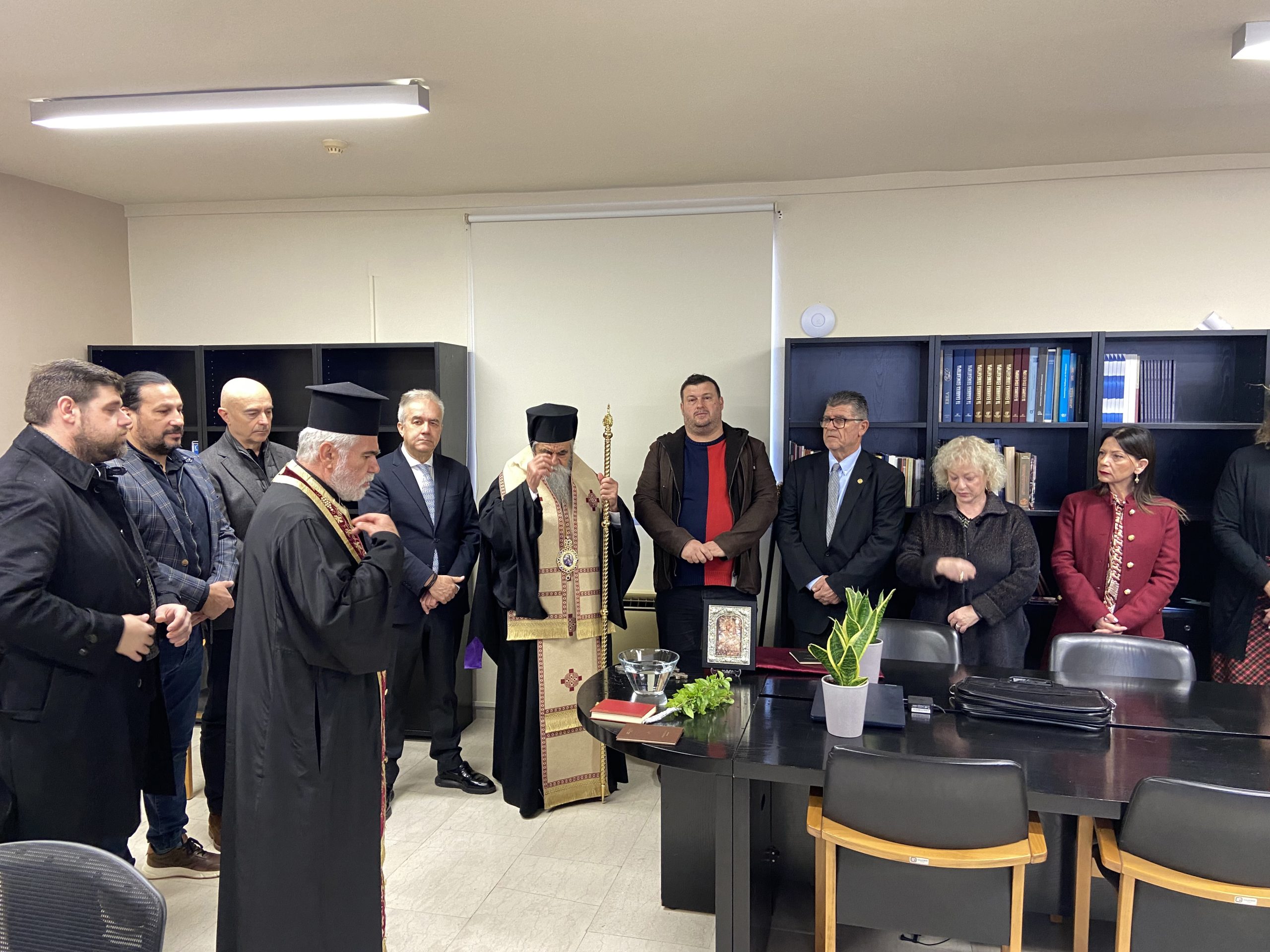 Αγιασμός στις εγκαταστάσεις του Επιμελητηρίου Ηλείας