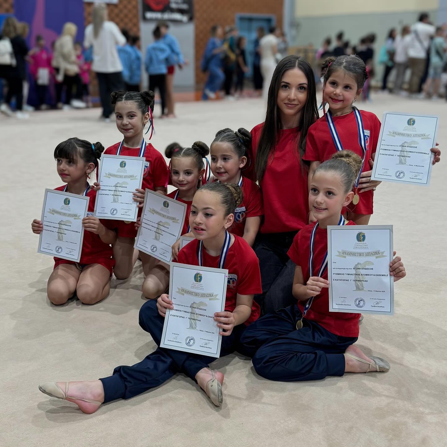 Ίφιτος Ήλιδας: Επιτυχίες στους Περιφερειακούς Ρυθμικής Γυμναστικής στην Πάτρα