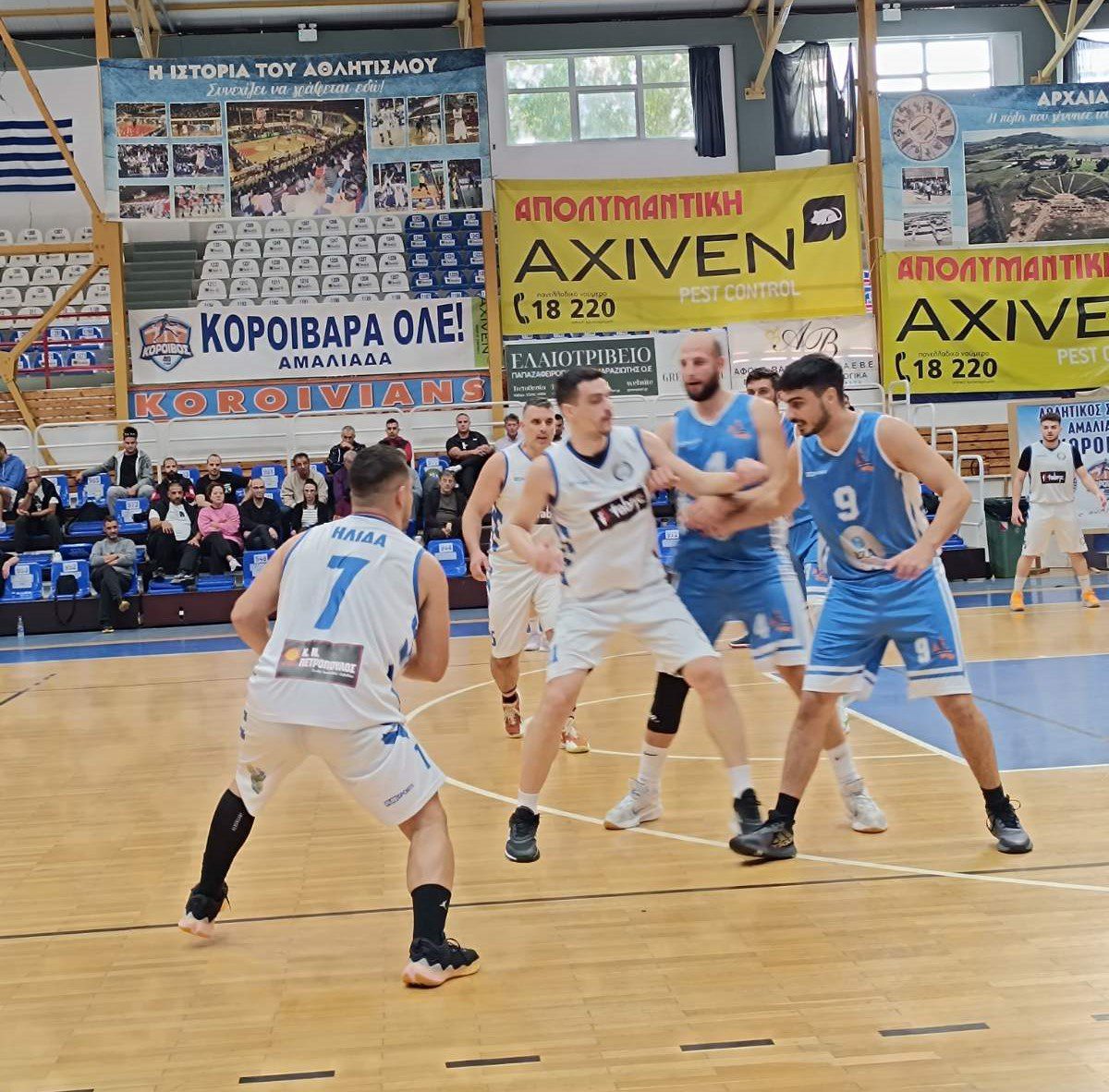 Ήλιδα-Κεφαλληνιακός  60-66: Ήττα στο τελευταίο λεπτό από τον ισχυρό Κεφαλληνιακό