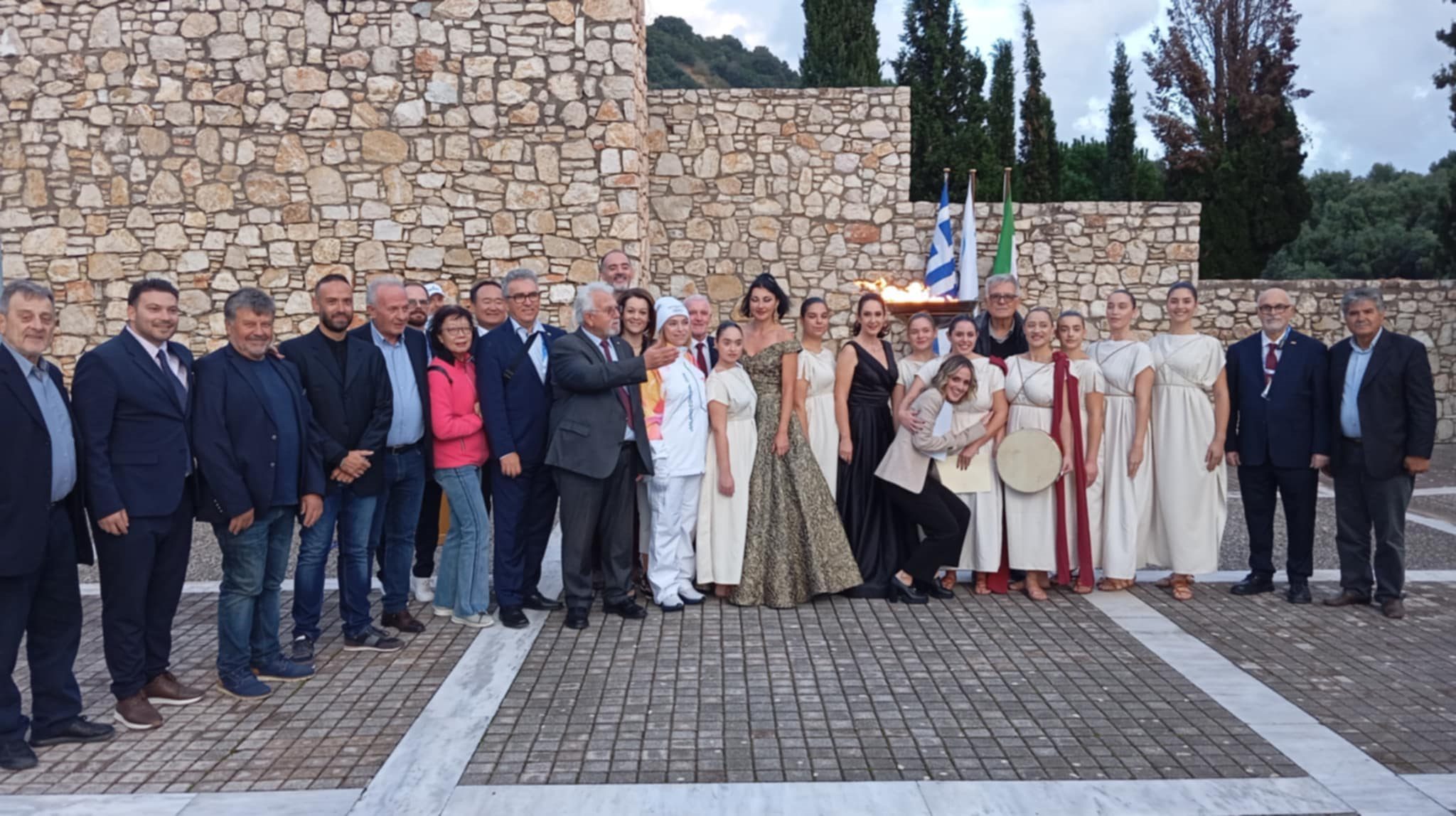 Η Αρχαία Ήλιδα υποδέχθηκε την Ολυμπιακή Φλόγα