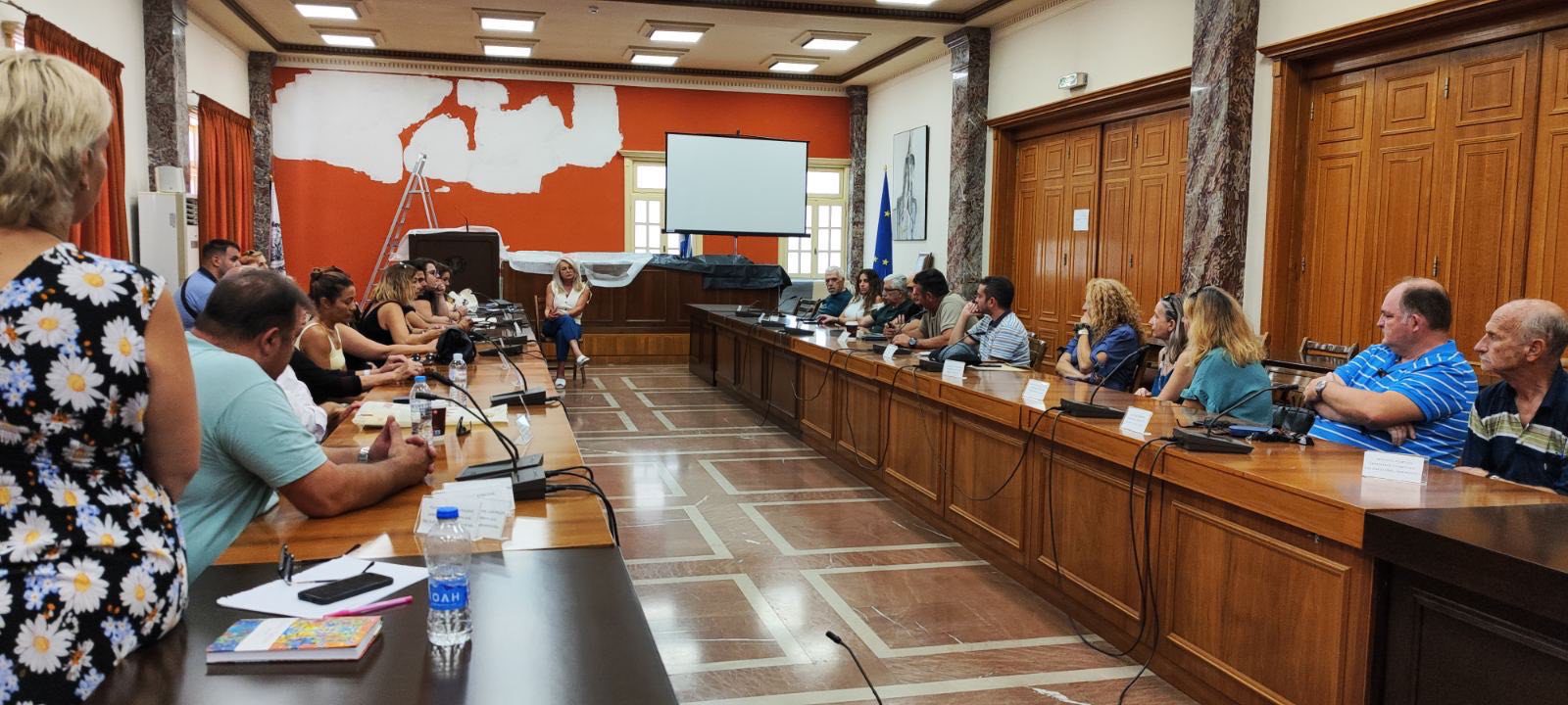 Συνάντηση της Αντιδημάρχου κας Ρούλας Αλικάκη με Πολιτιστικούς Συλλόγους του Δήμου Πύργου