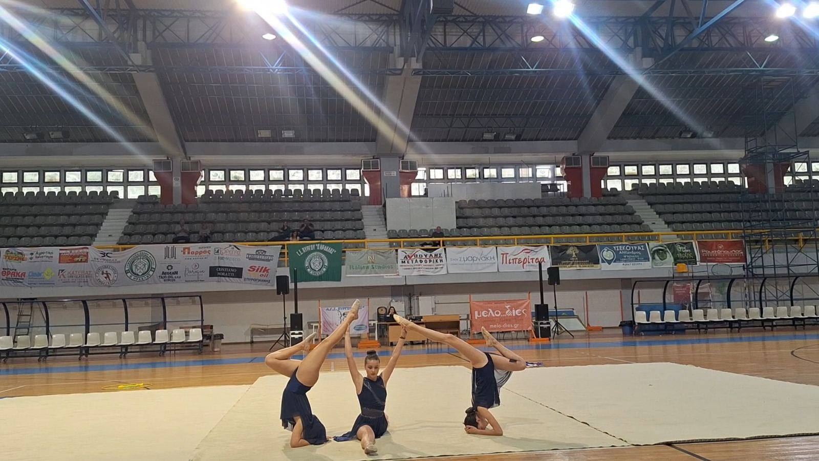 Τελική Εκδήλωση Ρυθμικής Γυμναστικής από τον Α.Γ.Σ. Πύργου «Ίρις»
