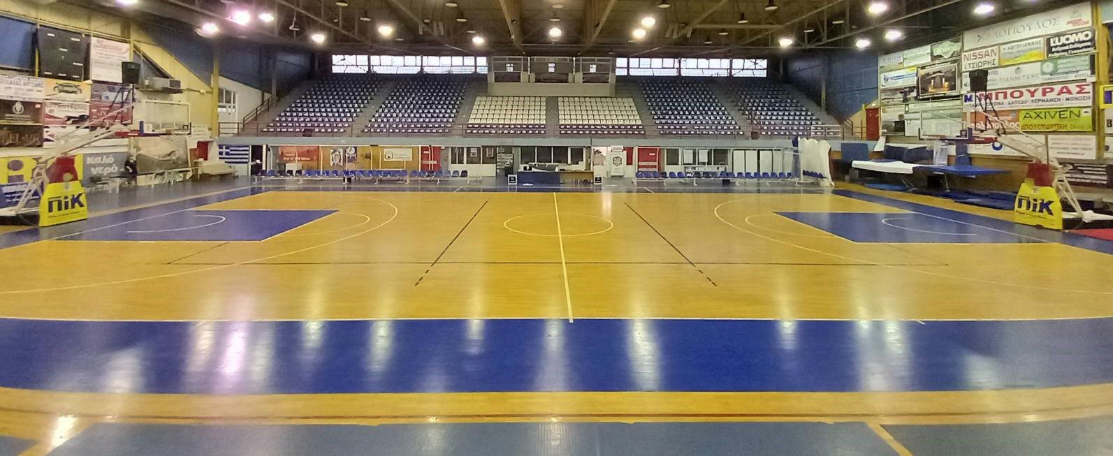 Νέοι ηλεκτρονικοί πίνακες στο Κλειστό της Αμαλιάδας