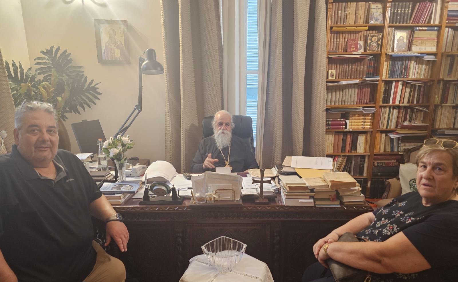Κόροιβος: Επίσκεψη στον Μητροπολίτη Ηλείας κ.κ. Αθανάσιο