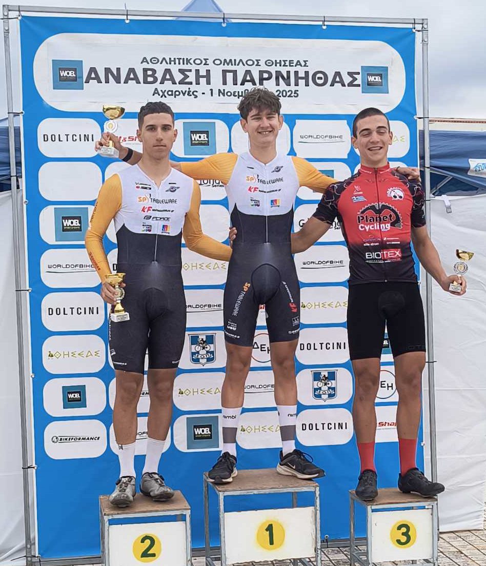 Ποδηλατοδρόμος Πύργου: Τρίτος ο Κοκοσιούλης στην Ανάβαση Πάρνηθας