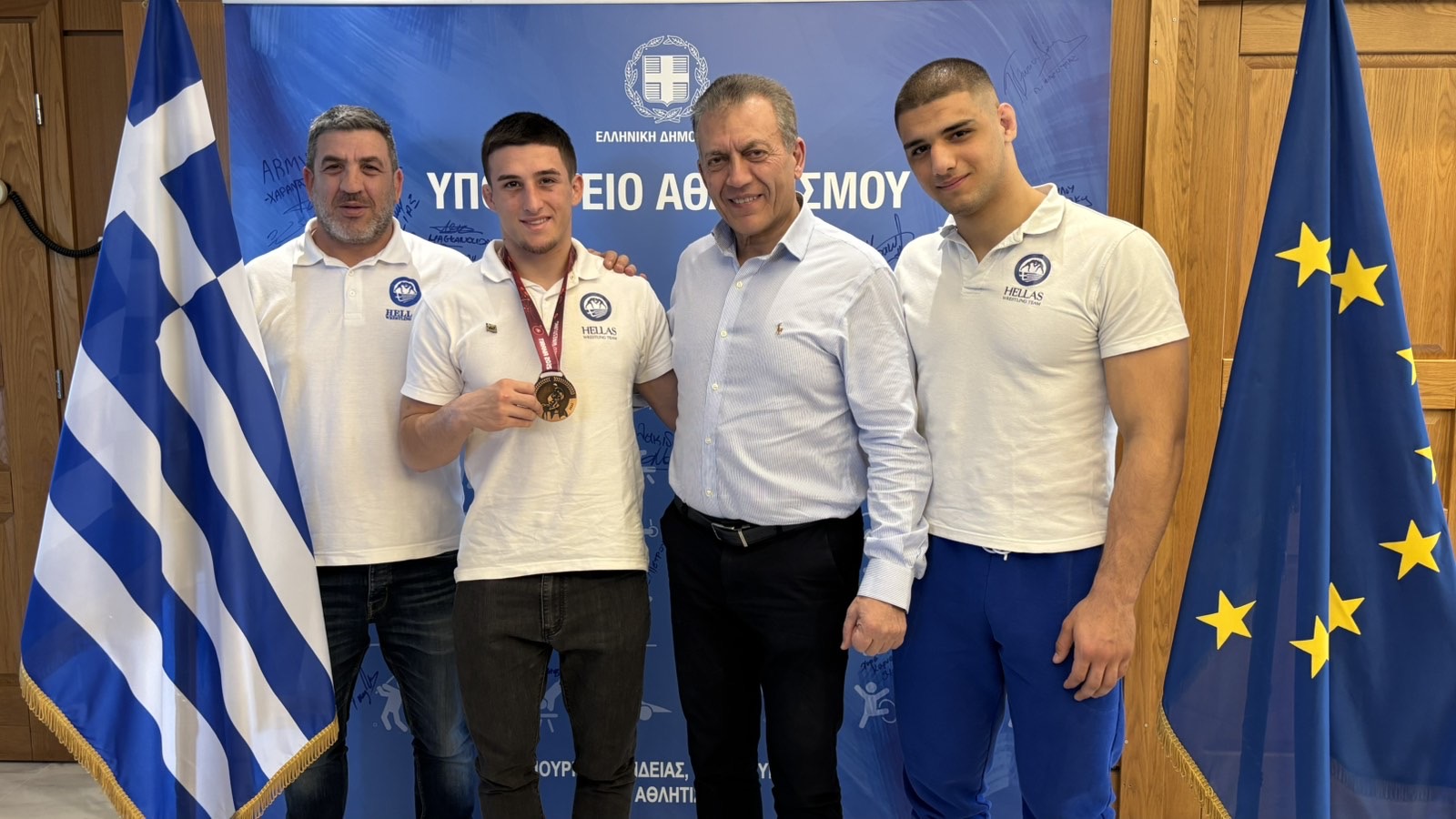 Ο Βρούτσης υποδέχτηκε τον Κολιτσόπουλο