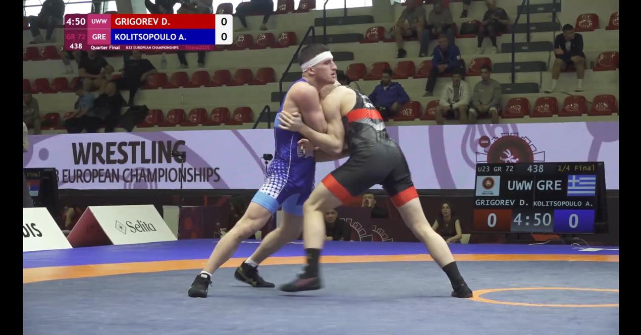 Ευρωπαϊκό πρωτ. πάλης U23: Στα ρεπεσάζ ο Κολιτσόπουλος και μάχη για το χάλκινο μετάλλιο