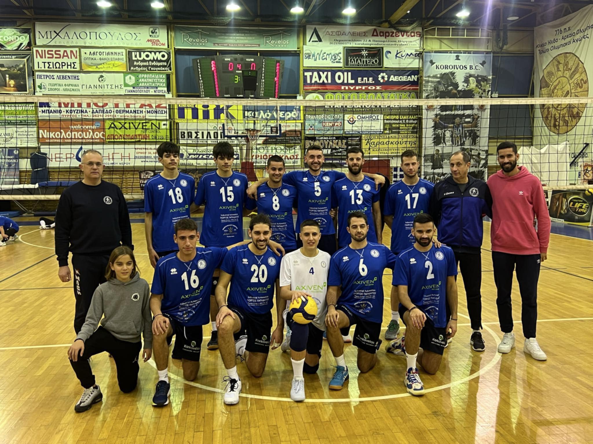 Βόλεϊ/Κόροιβος: Νίκη στην Πάτρα επί του Άθλου