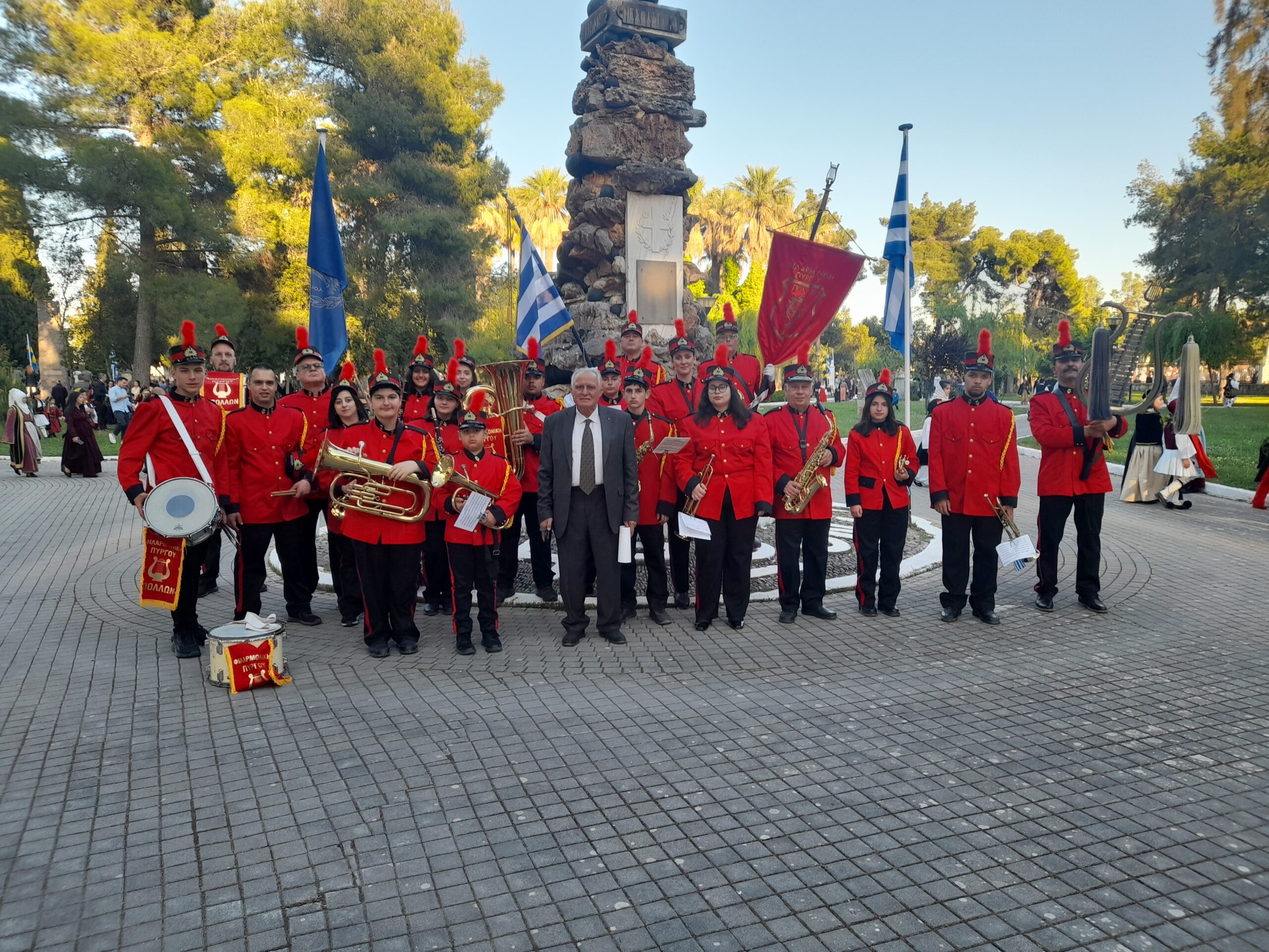 Τιμητική η παρουσία της Φιλαρμονικής Πύργου και στις φετινές εκδηλώσεις για την 199η Επέτειο της Εξόδου Μεσολογγίου