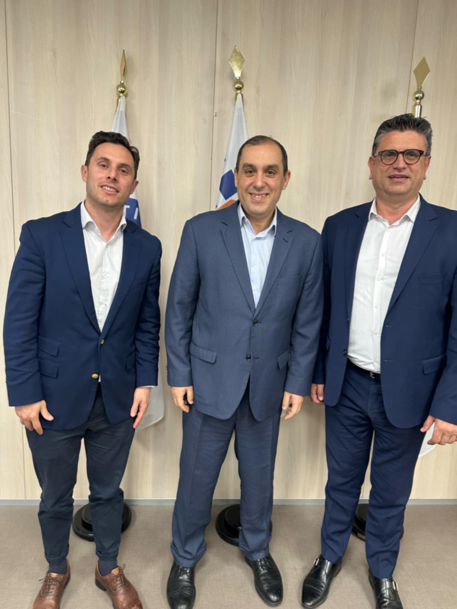 Γιάννης Λέντζας: Συνάντηση με τον Υφυπουργό Κλιματικής Κρίσης και Πολιτικής Προστασίας Κώστα Κατσαφάδο