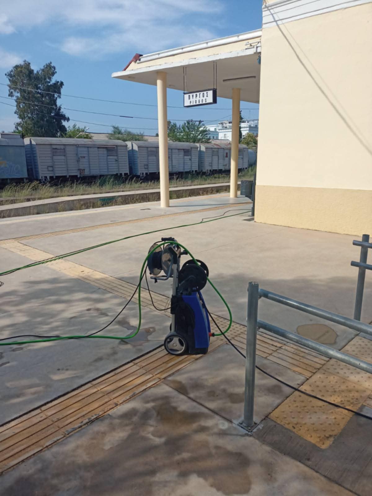 ΟΣΕ: Καθαρισμός των σταθμών της γραμμής Κατάκολο-Πύργος-Αρχαία Ολυμπία