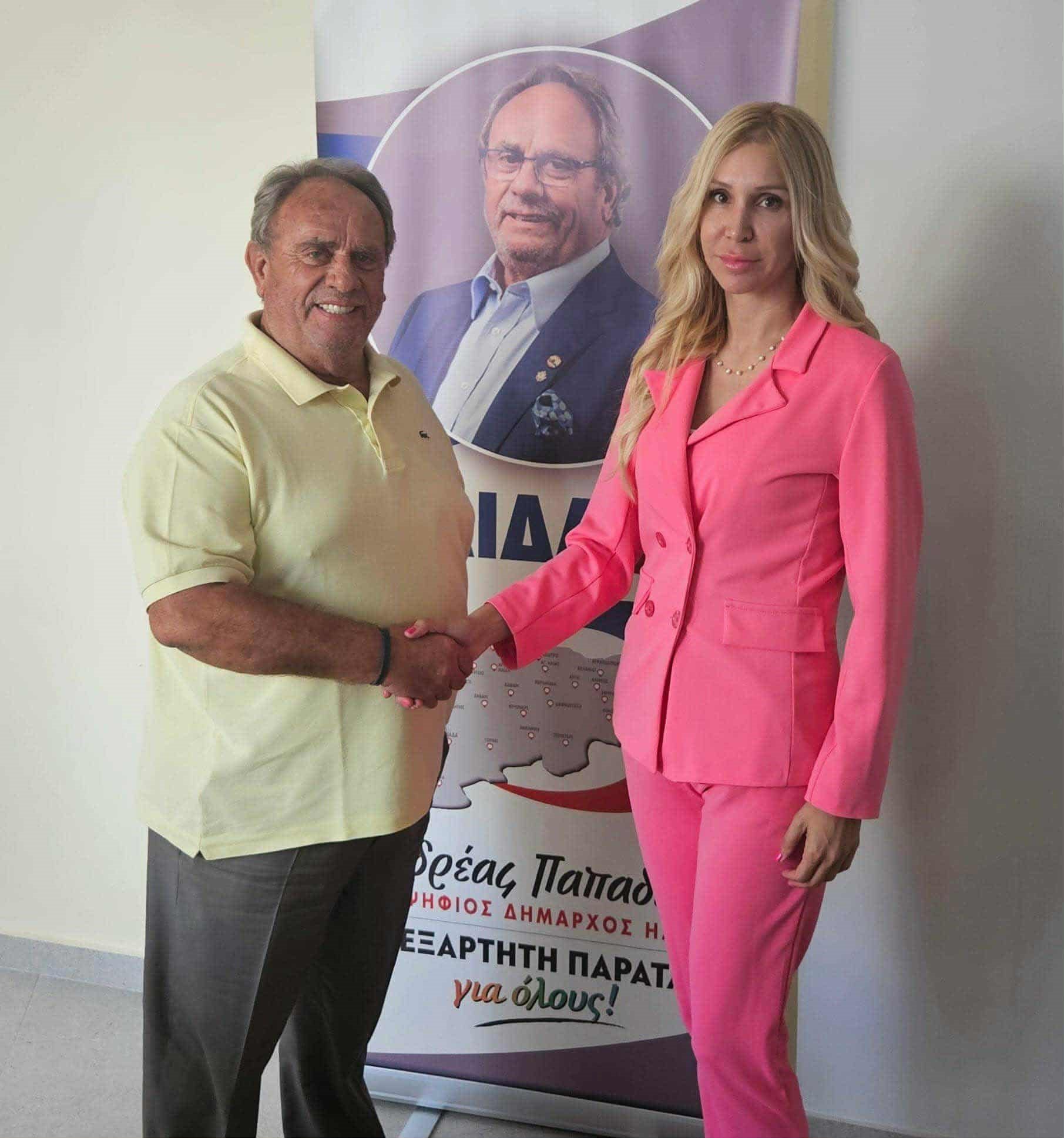 Με απόφαση Ανδρέα Παπαδάκου: Η Α.  Κορτέση στο «τιμόνι» της Δημοτικής Παράταξης «Ήλιδα 36»