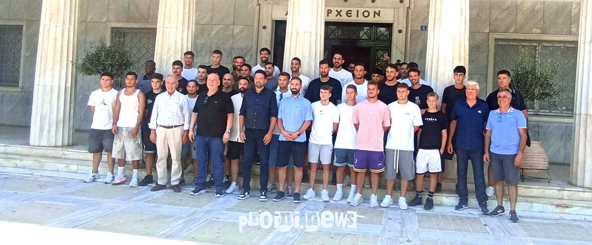 ΠΑΣ Πύργος 1968: Παρουσίαση της νέας ομάδας στο Δημαρχείο Πύργου