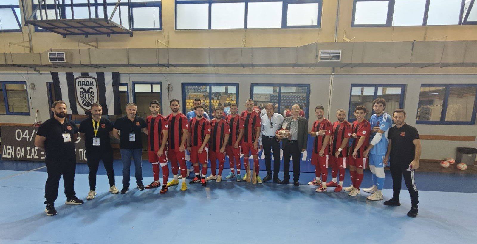 Συνάντηση του Pyrgos Futsal με το Παράρτημα Θεσσαλονίκης της Ελληνικής Αντικαρκινικής Εταιρείας