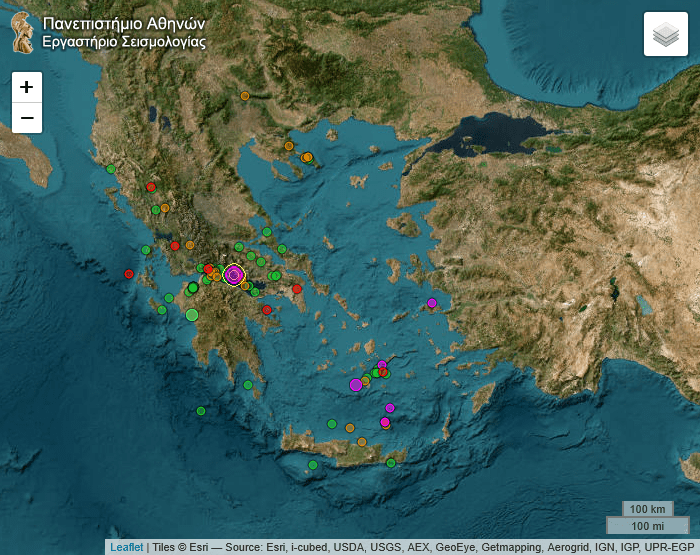Ισχυρή σεισμική δόνηση μ. 4.8 R στην Αντίκυρα ιδιαίτερα αισθητή και τον Πύργο