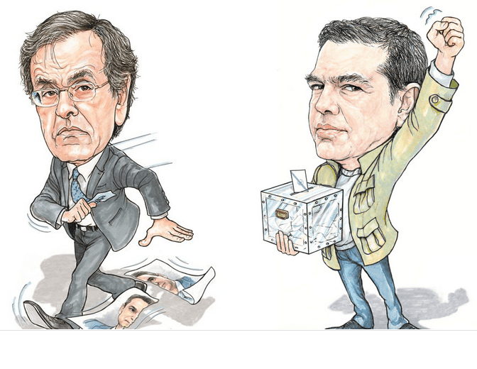 Πολύ θετική για Τσίπρα, ικανοποιητική για Σαμαρά η δημοσκόπηση της MRB