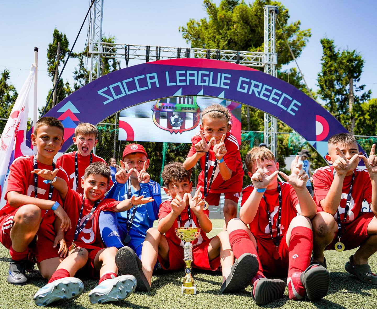 1ο Πανελ. Πρωτ. Socca: Πρωταθλήτρια η Κ10 της Σχολής Ολυμπιακού Πειραιώς Πύργου