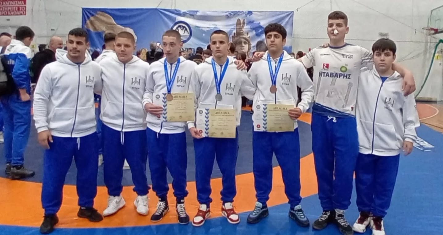 Π.Σ. Τιτάν Πύργου: Τέσσερα μετάλλια στο Πανελλήνιο πρωτάθλημα U15