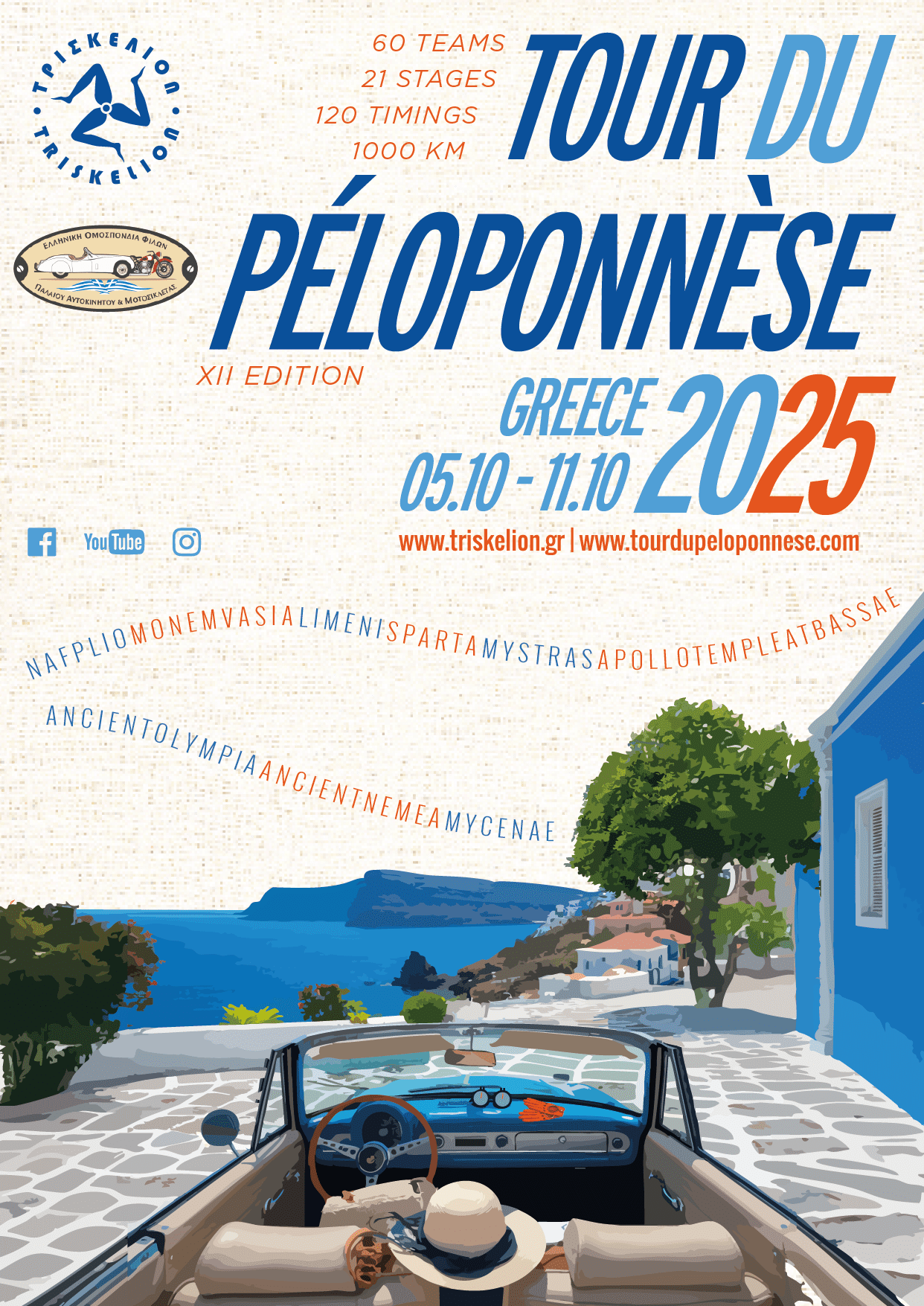 Στις 5-11 Οκτωβρίου το «Tour du Péloponnèse»