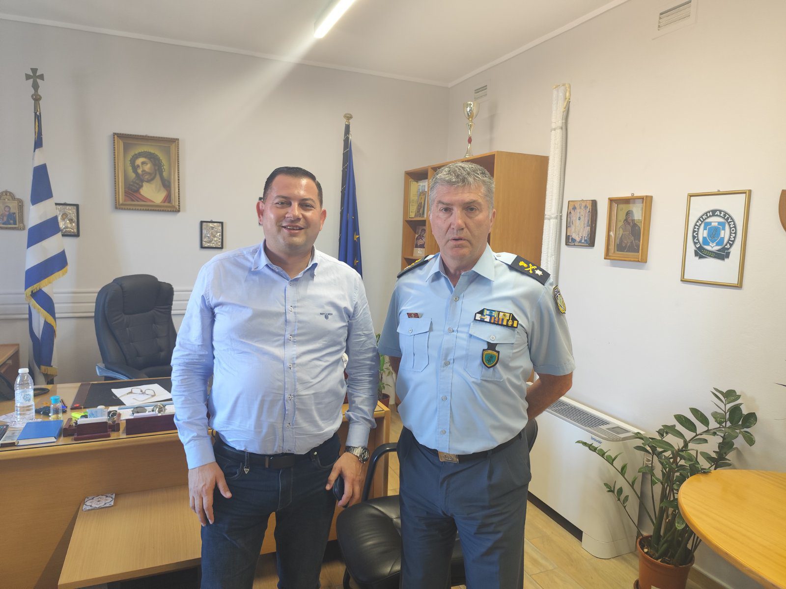 Στο νέο ψηφιακό κέντρο Άμεσης Δράσης Πατρών ο Θ. Βασιλόπουλος