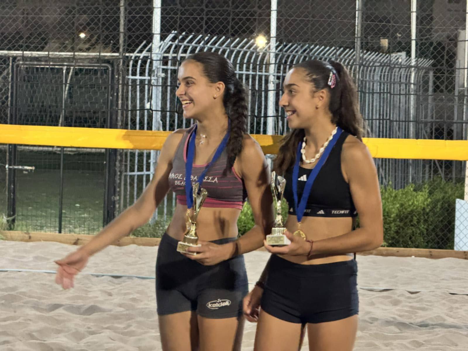 Beach volley: Πρωταθλήτριες Πελοποννήσου οι αδερφές Τσούμα